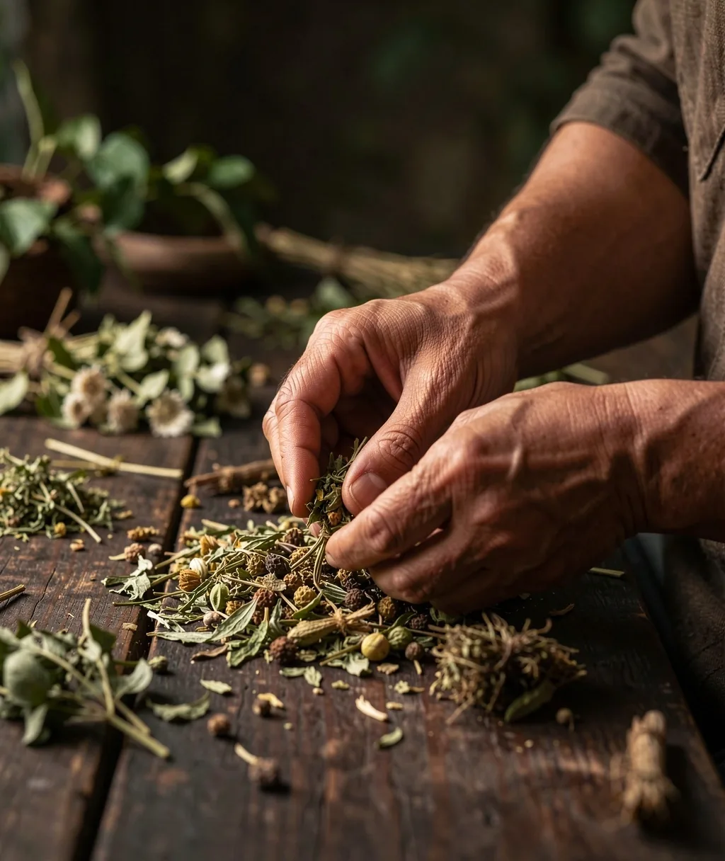 The careful extraction process at Sumber Pria